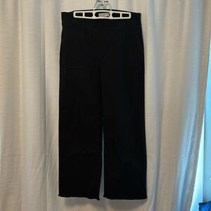 Loft wide leg black jeans, size 6